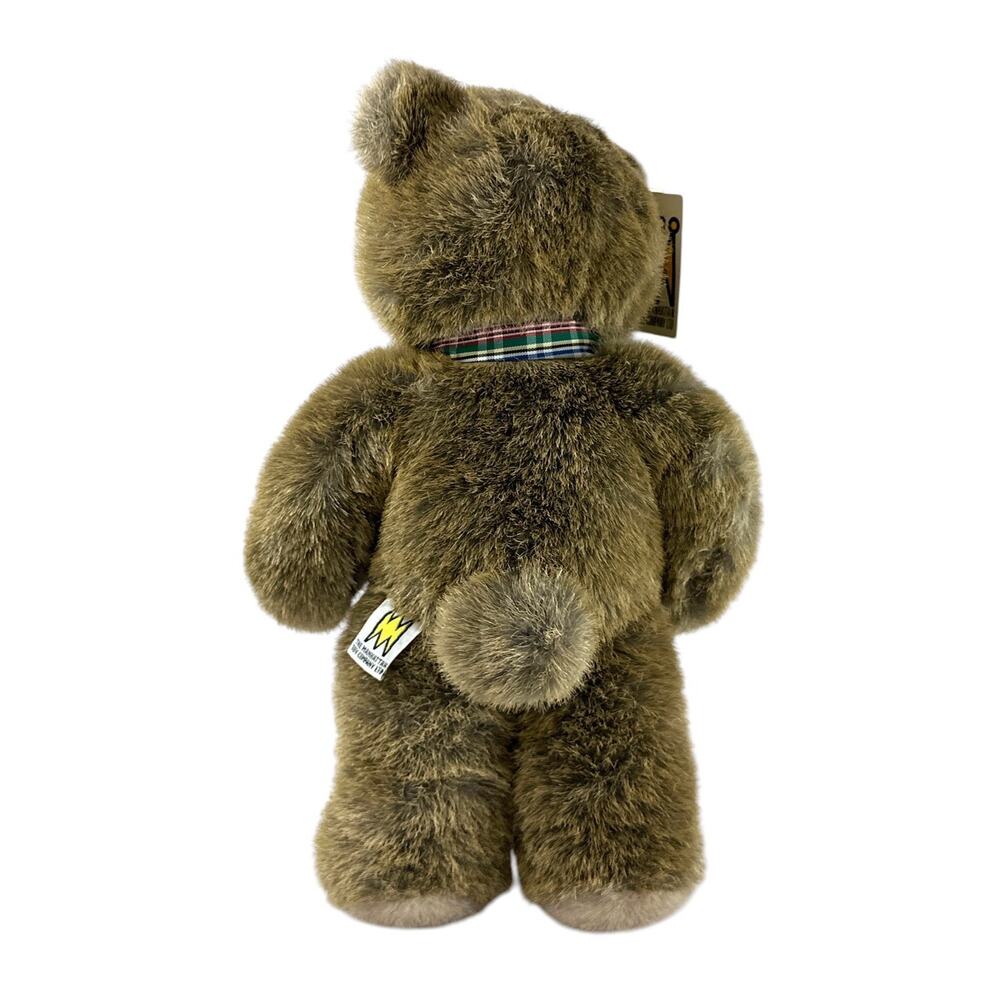 Vintage 1989 Manhattan Toy Co Arnold Bear Limited Edition #1594/3600 13” Plush - Picture 6 of 10